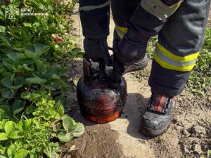Несправний газовий балон ледь не спричинив масштабну пожежу в Ладижині